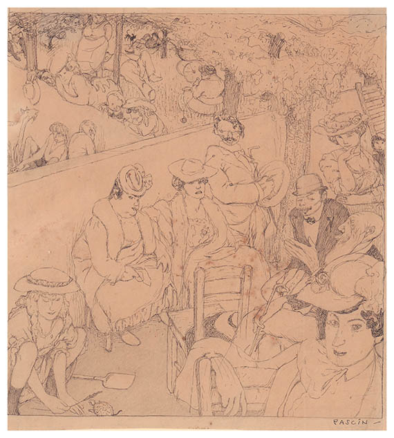 Jules Pascin Sunday in the Park 1903